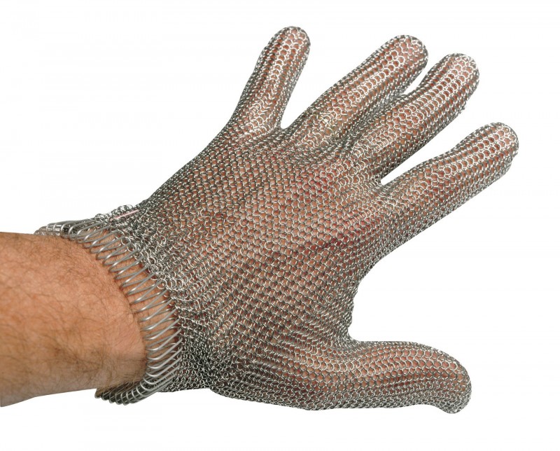 TD® gant anti coupure cuisine alimentaire boucherie gris fibre niveau –